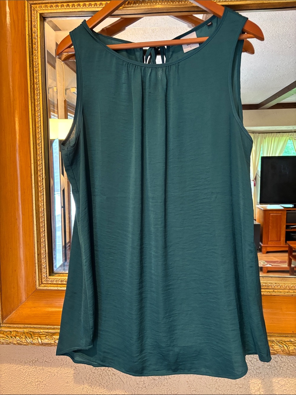 Cabi Green Dressy Tank Top - Size L